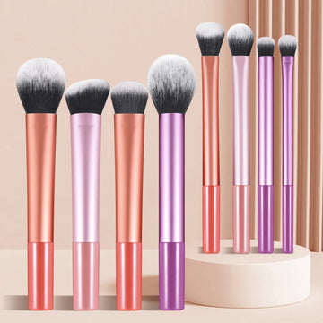 Makeup Brush Sets,8pcs Plastic Daily Portable Multifunctional Makeup Brush For Making Up Supply